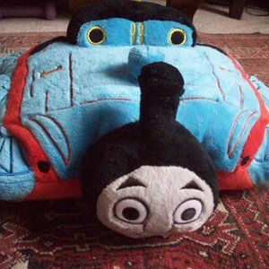 Pillow Pets Pee-wees Thomas The Tank Engine Train Plush Pillow 13 X 11 Stuffed